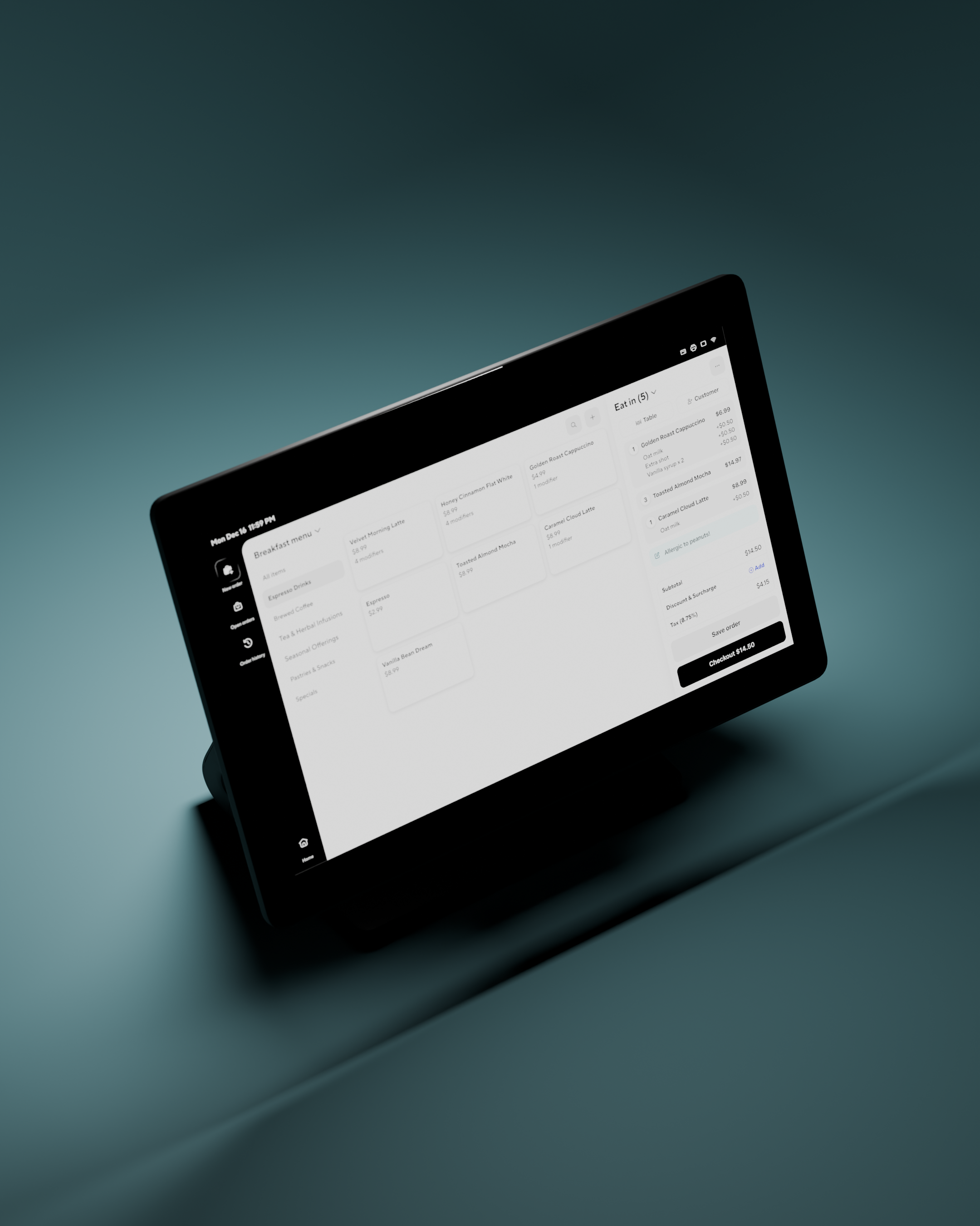 DoorDash POS art direction — Blender render 4