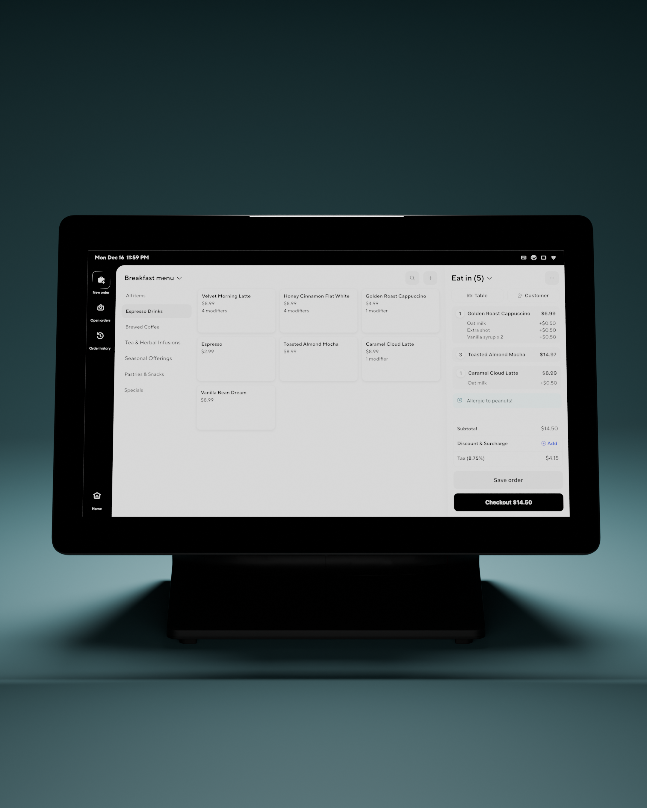 DoorDash POS art direction — Blender render 7